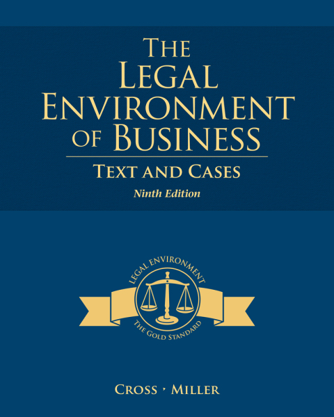 Cover image for book The Legal Environment of Business: Text and Cases