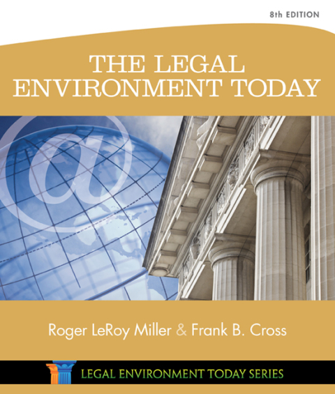 Cover image for book The Legal Environment of Business: Text and Cases