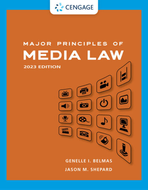 Cover image for book Major Principles of Media Law, 2023
