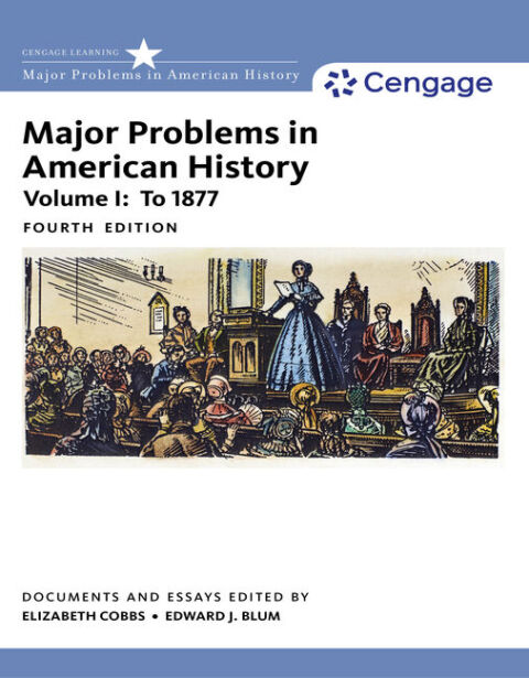 Cover image for book Major Problems in American History, Volume I
