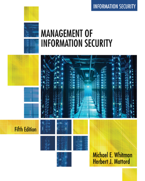 Cover image for book Management of Information Security