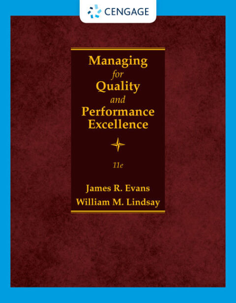 Cover image for book Managing for Quality and Performance Excellence