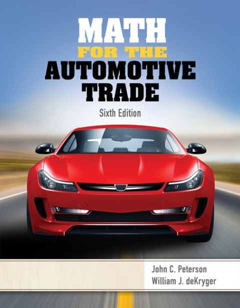 Cover image for book Math for the Automotive Trade