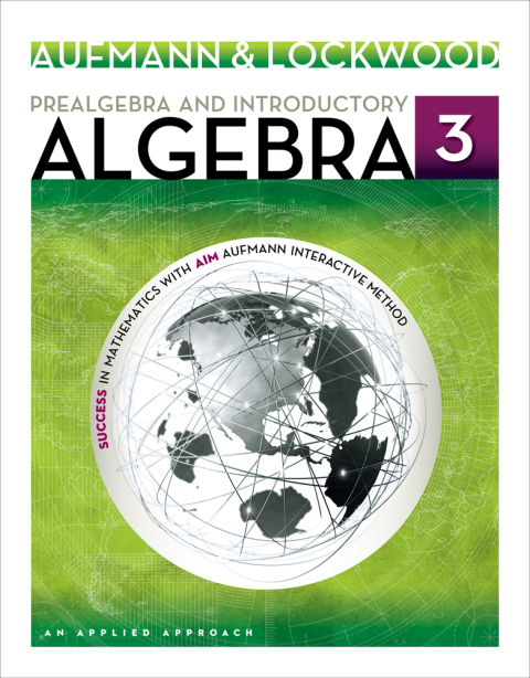 Cover image for book Prealgebra and Introductory Algebra: An Applied Approach
