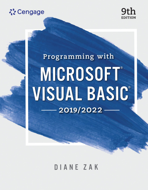 Cover image for book Programming With Microsoft Visual Basic 2019/2022
