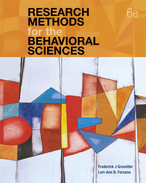 Cover image for book Research Methods for the Behavioral Sciences