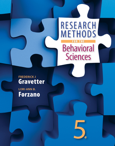 Cover image for book Research Methods for the Behavioral Sciences