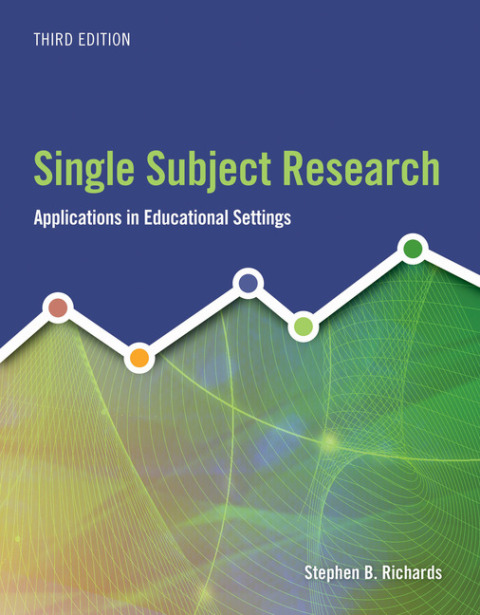 Cover image for book Single Subject Research: Applications in Educational Settings