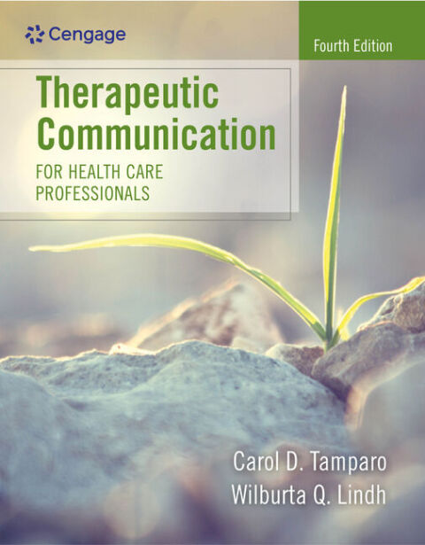 Cover image for book Therapeutic Communication for Health Care Professionals