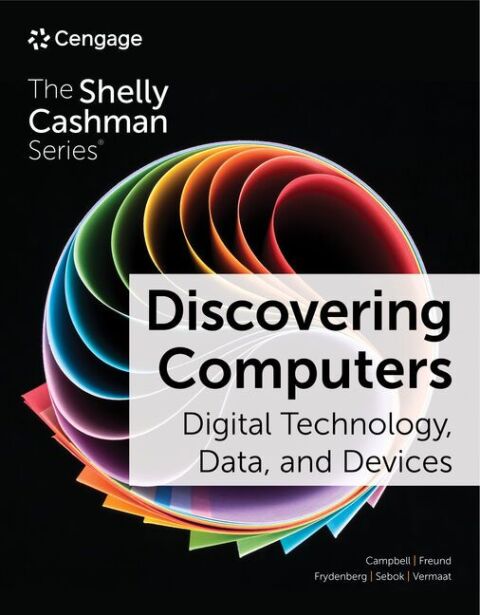 Cover image for book Discovering Computers: Digital Technology, Data, and Devices