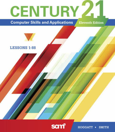 Cover image for book Century 21 Computer Skills and Applications, Lessons 1-88