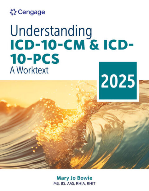 Cover image for book Understanding ICD-10-CM and ICD-10-PCS: A Worktext, 2025 Edition