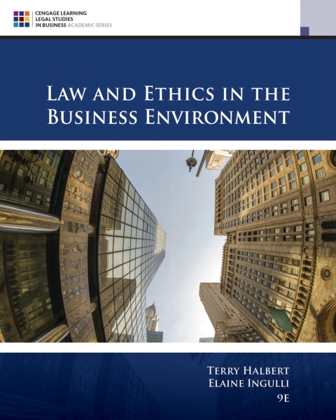 Cover image for book MindTap for Halbert/Ingulli's Law and Ethics in the Business Environment, 1 term Instant Access