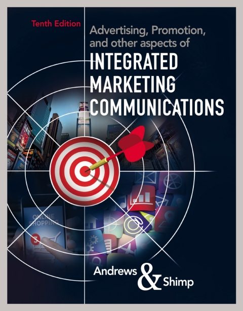 Cover image for book MindTap for Andrews/Shimp's Advertising, Promotion, and other aspects of Integrated Marketing Communications, 1 term Instant Access