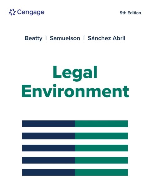 Cover image for book MindTap for Beatty/Samuelson/Abril's Legal Environment, 1 term Instant Access