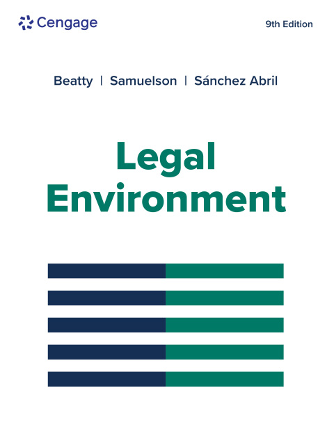 Cover image for book Legal Environment