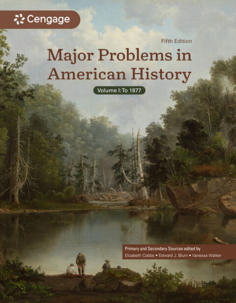 Cover image for book Major Problems in American History, Volume I