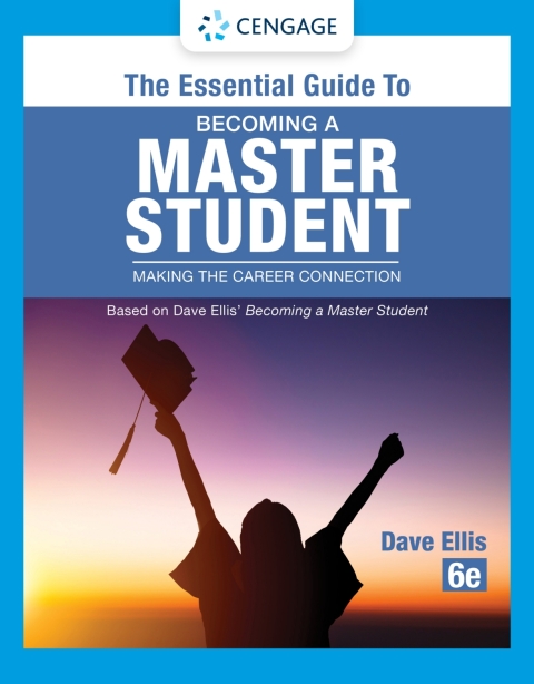 Cover image for book MindTap for Ellis' The Essential Guide to Becoming a Master Student, 1 term Instant Access