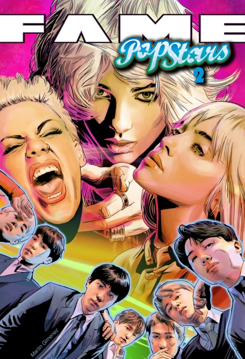 Cover image for book FAME: Pop Icons 2: Pink, Billie Eilish, Taylor Swift and BTS