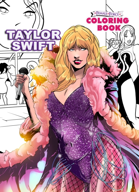 Cover image for book Taylor Swift: Female Force the Coloring Book Edition
