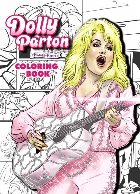 Cover image for book Dolly Parton: Female Force The Coloring Book Edition