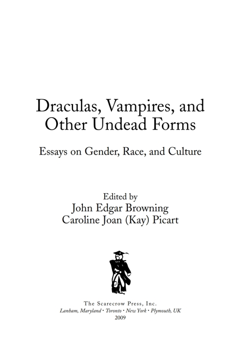 Cover image for book Draculas, Vampires, and Other Undead Forms
