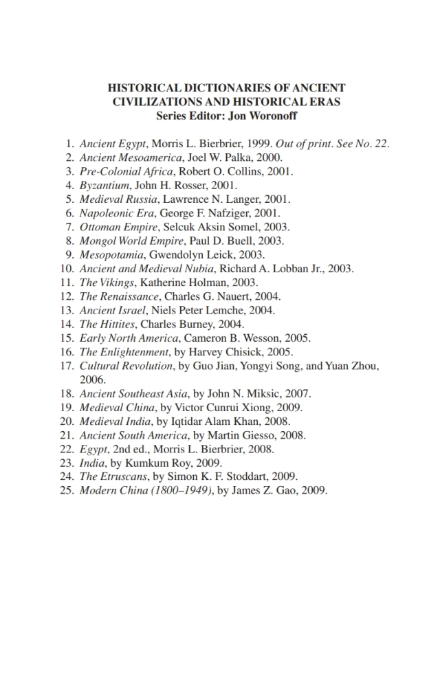 Historical Dictionary of Modern China (1800-1949)