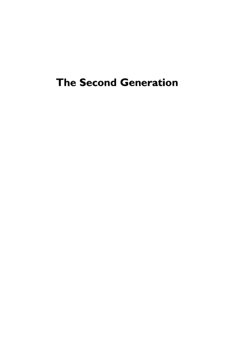 Cover image for book The Second Generation