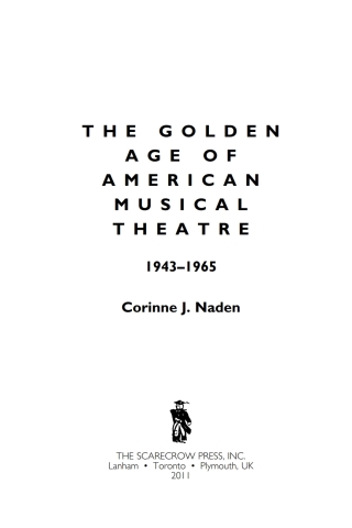 The Golden Age of American Musical Theatre
