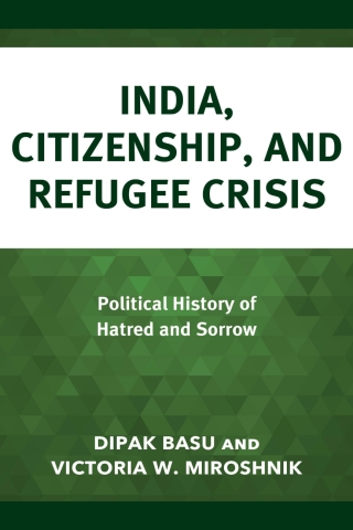 India, Citizenship, and Refugee Crisis