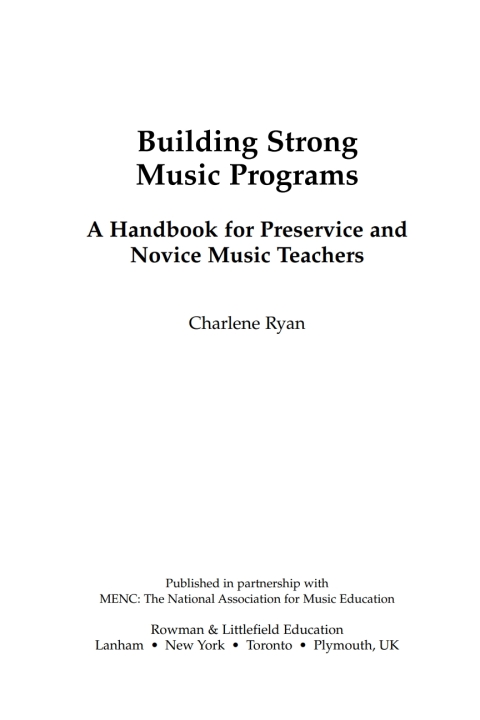 Cover image for book Building Strong Music Programs