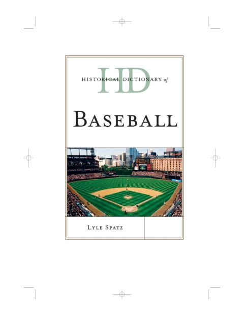 Cover image for book Historical Dictionary of Baseball