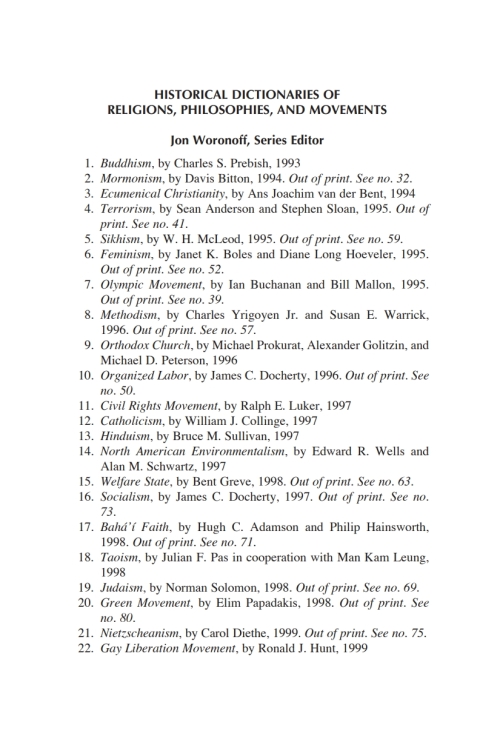 Cover image for book Historical Dictionary of Homosexuality