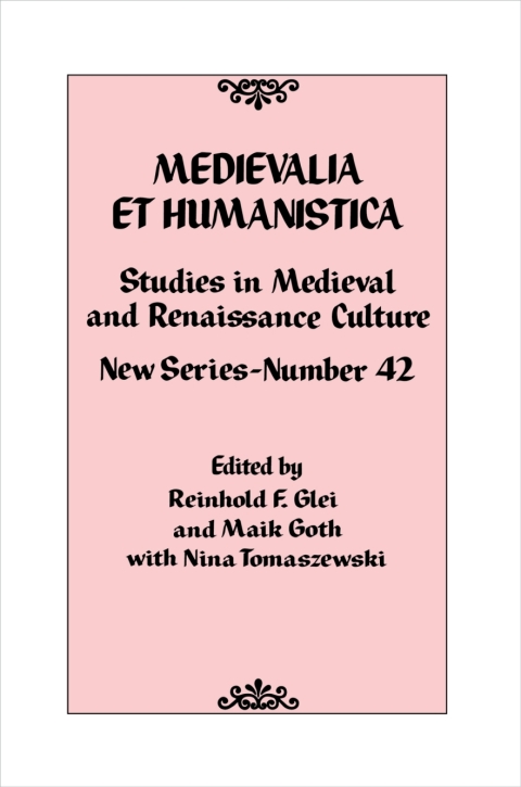 Cover image for book Medievalia et Humanistica, No. 42