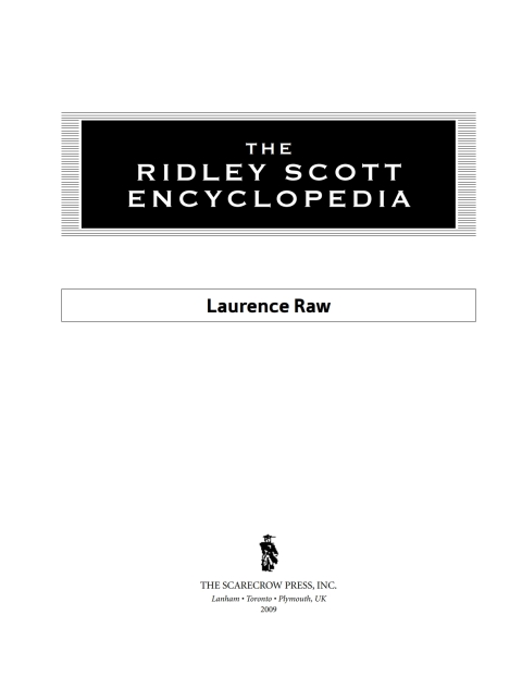 Cover image for book The Ridley Scott Encyclopedia