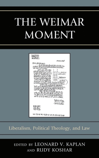 The Weimar Moment