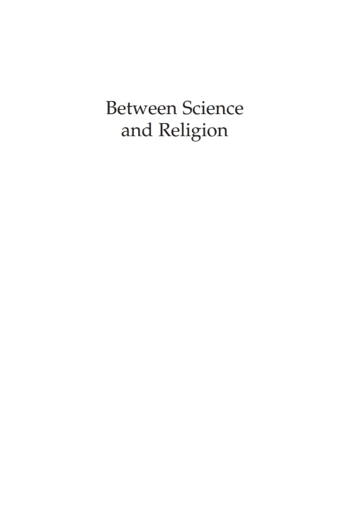Cover image for book Between Science and Religion