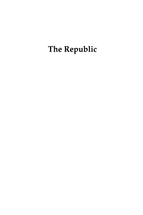 Cover image for book The Republic