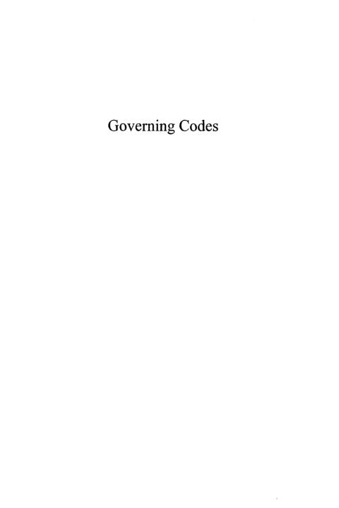 Cover image for book Governing Codes