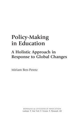 Policy-Making in Education