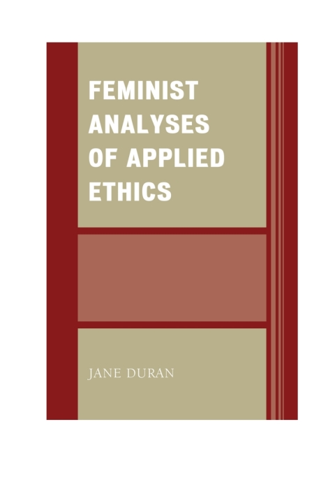 Cover image for book Feminist Analyses of Applied Ethics