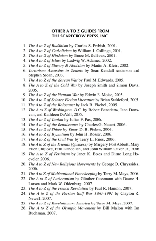 The A to Z of the Reagan-Bush Era
