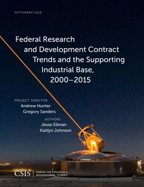 Cover image for book Federal Research and Development Contract Trends and the Supporting Industrial Base, 2000–2015