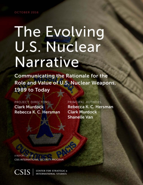 Cover image for book The Evolving U.S. Nuclear Narrative