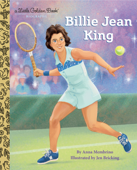 Cover image for book Billie Jean King: A Little Golden Book Biography