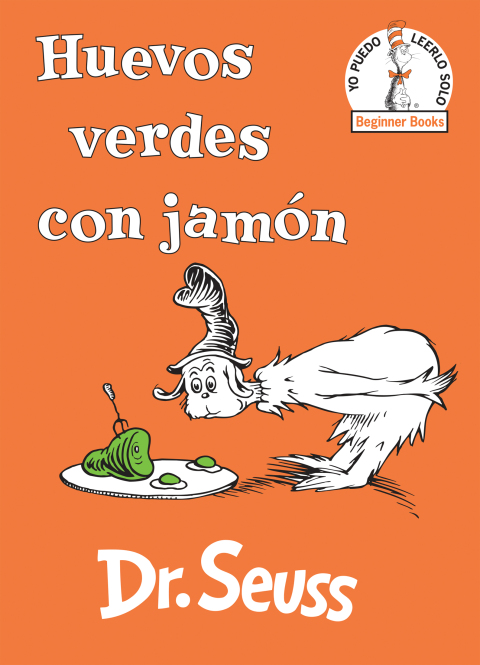 Cover image for book Huevos verdes con jamón (Green Eggs and Ham Spanish Edition)