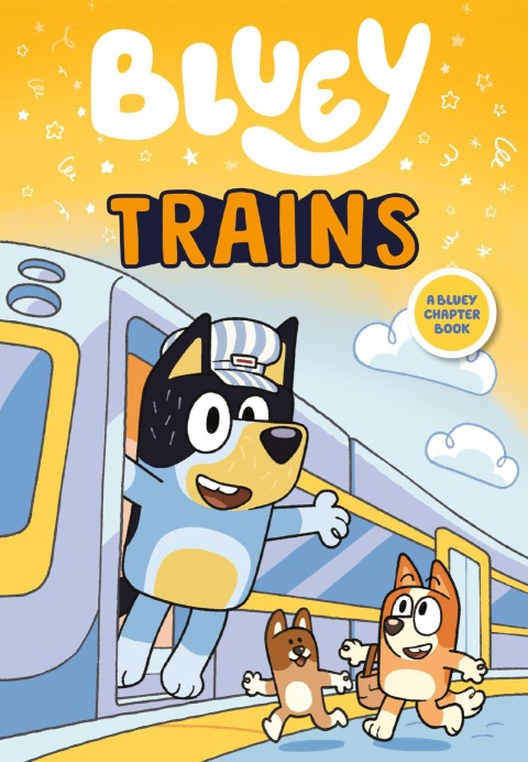 Cover image for book Bluey: Trains