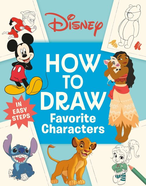 Cover image for book Disney How to Draw Favorite Characters