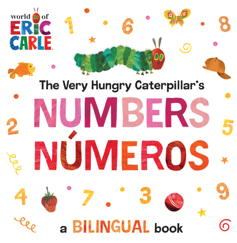 Cover image for book The Very Hungry Caterpillar's Numbers / Números