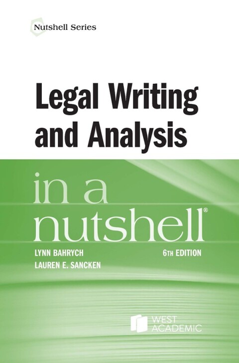 Cover image for book Legal Writing and Analysis in a Nutshell